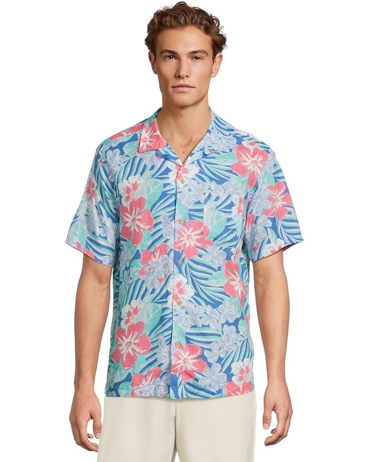 Men's Vineyard Vines Island Floral Short Sleeve Cabana Shirt Product Image