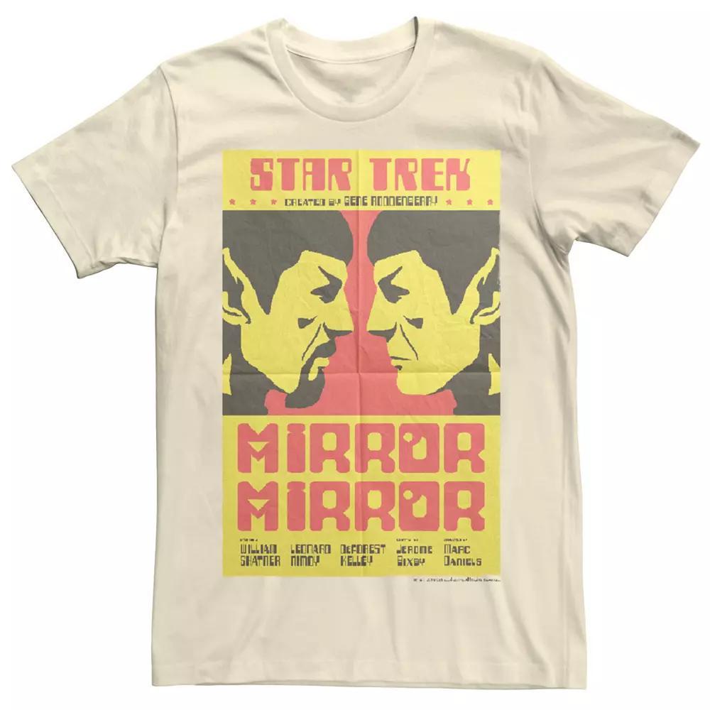 Men's Star Trek: The Original Series Mirror Mirror Poster Tee, Size: Medium, Natural Product Image