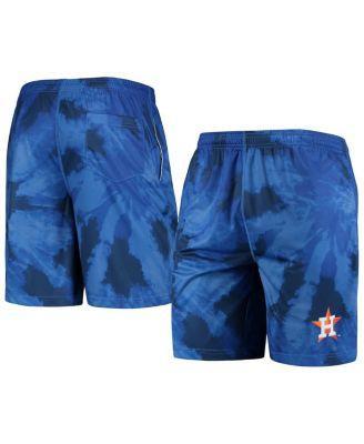 Men's FOCO Navy Houston Astros Tie-Dye Training Shorts, Size: 3XL, Blue Product Image