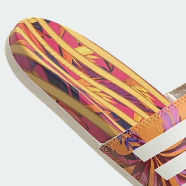 adidas adilette Women's Comfort Swimming Sandals, Size: 11, Bright Orange Product Image