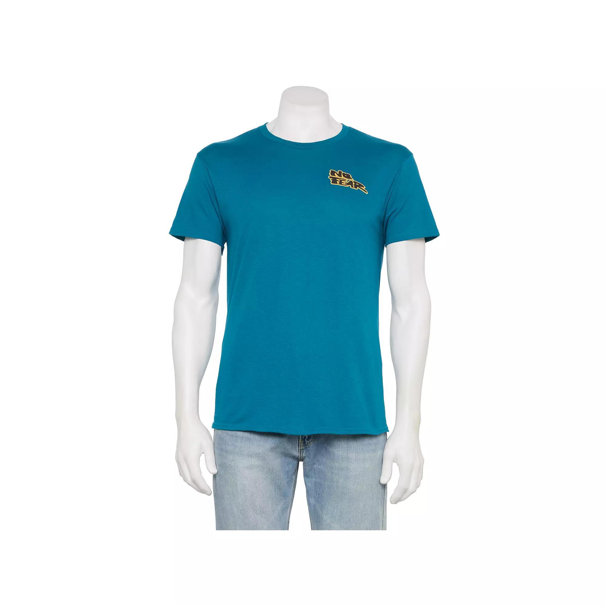 Men's No Fear "Dead Serious" Graphic Tee, Size: XXL, Green Product Image