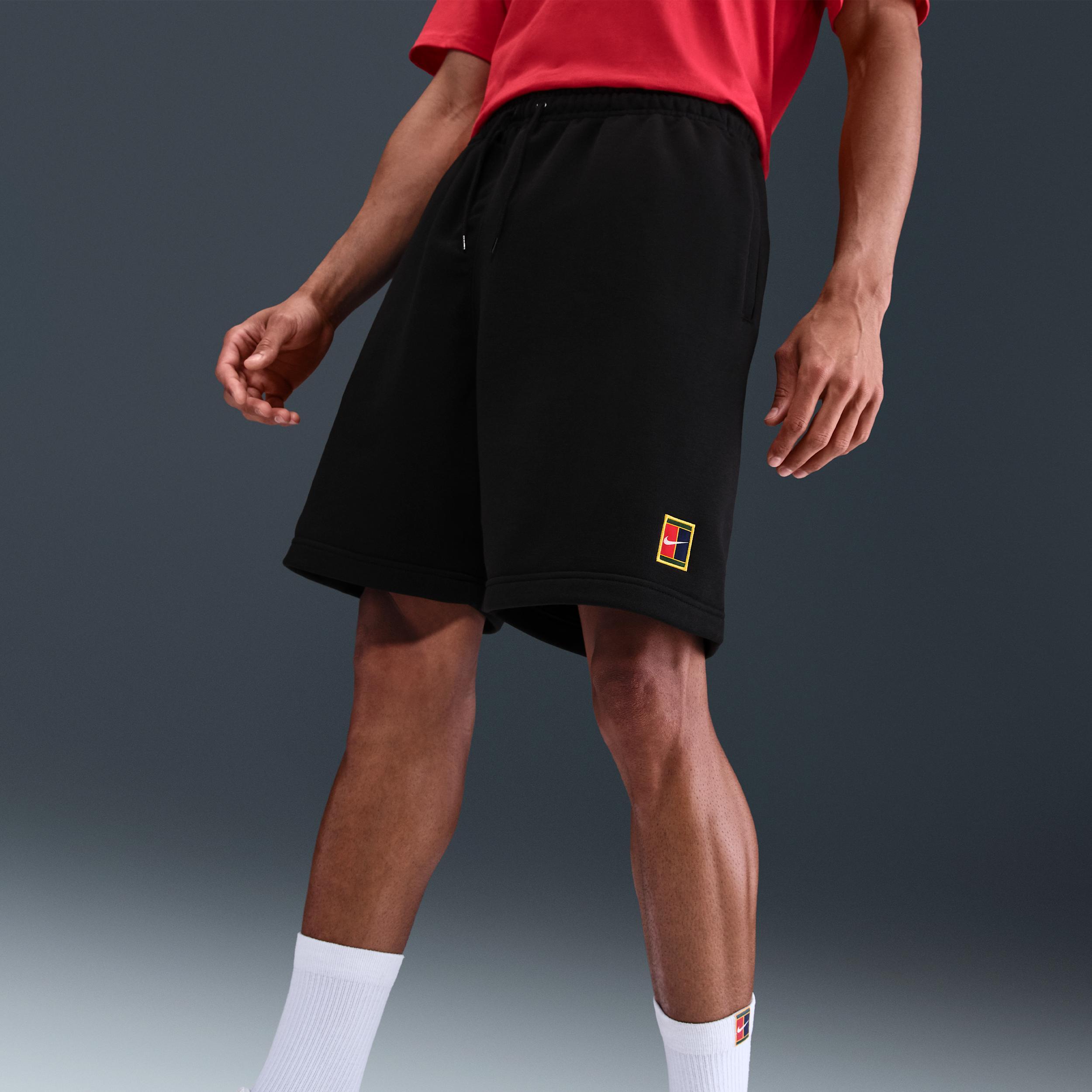 Nike Men's Court Heritage Dri-FIT Fleece Tennis Shorts Product Image