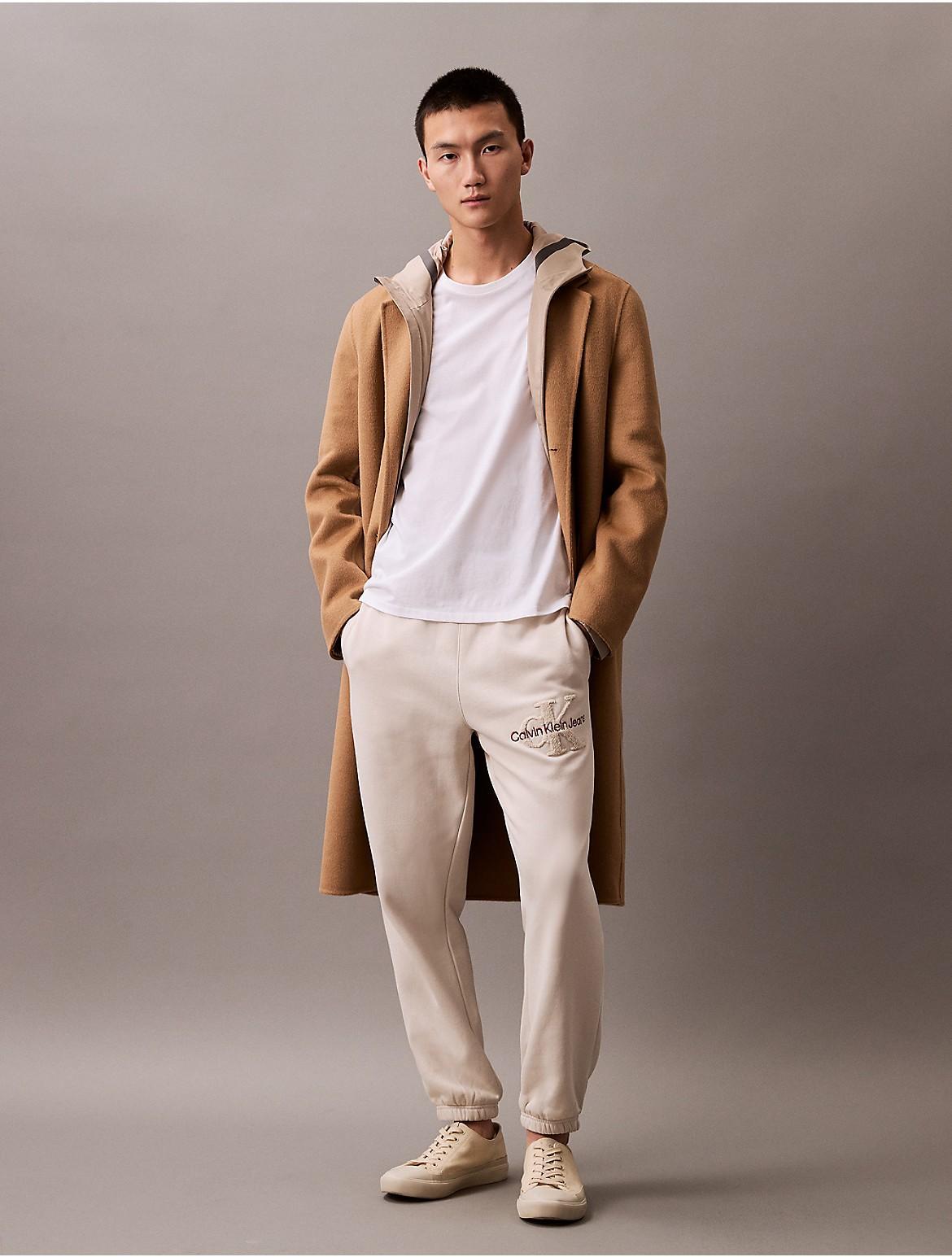 Calvin Klein Men's Archive Logo Fleece Joggers - Red - XS Product Image
