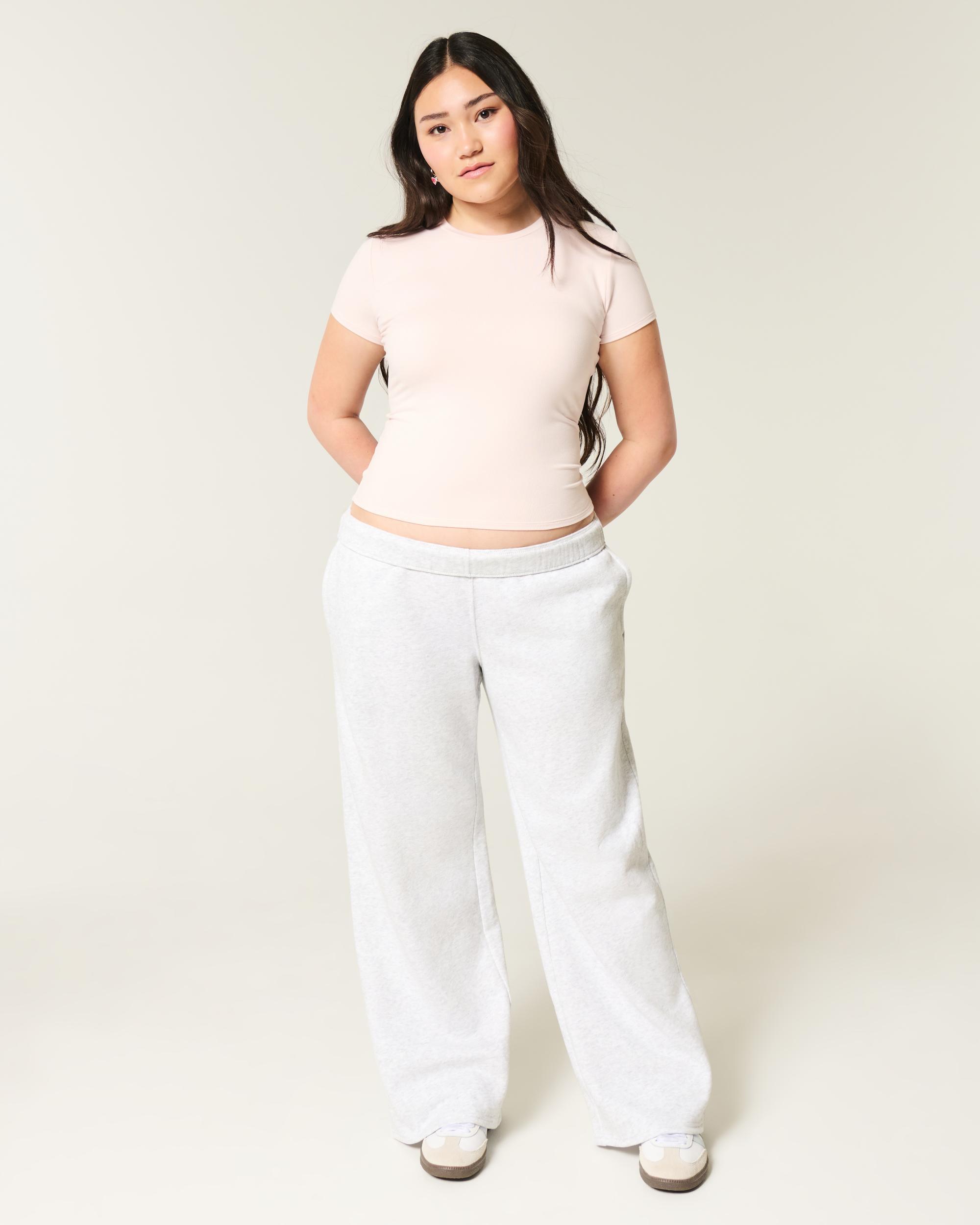 Deer Graphic Wide-Leg Sweatpants Product Image