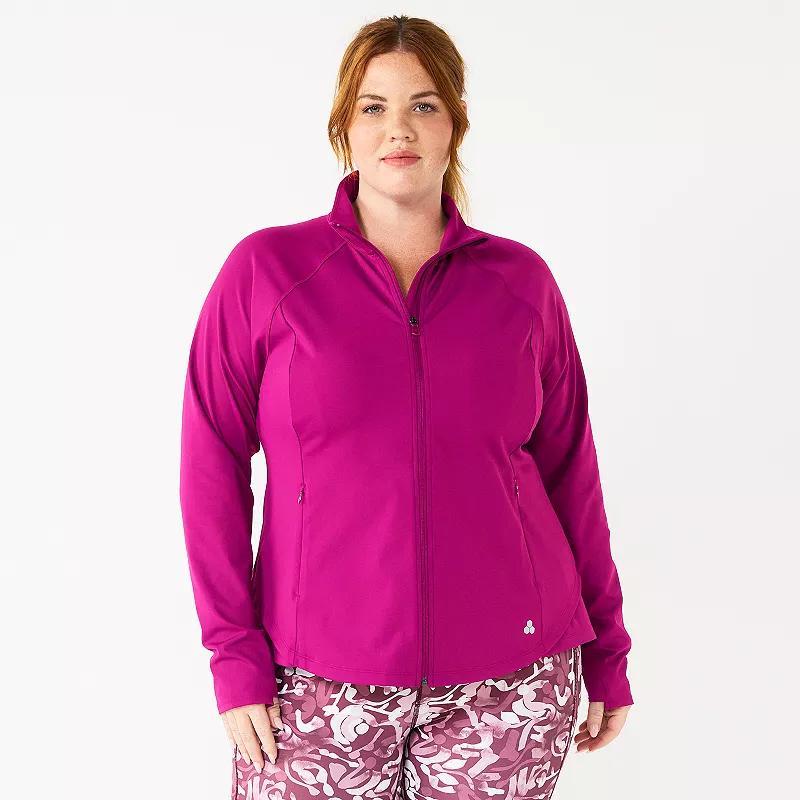 Plus Size Tek Gear® Ultrastretch Performance Jacket, Women's, Size: 4XL, Black Product Image