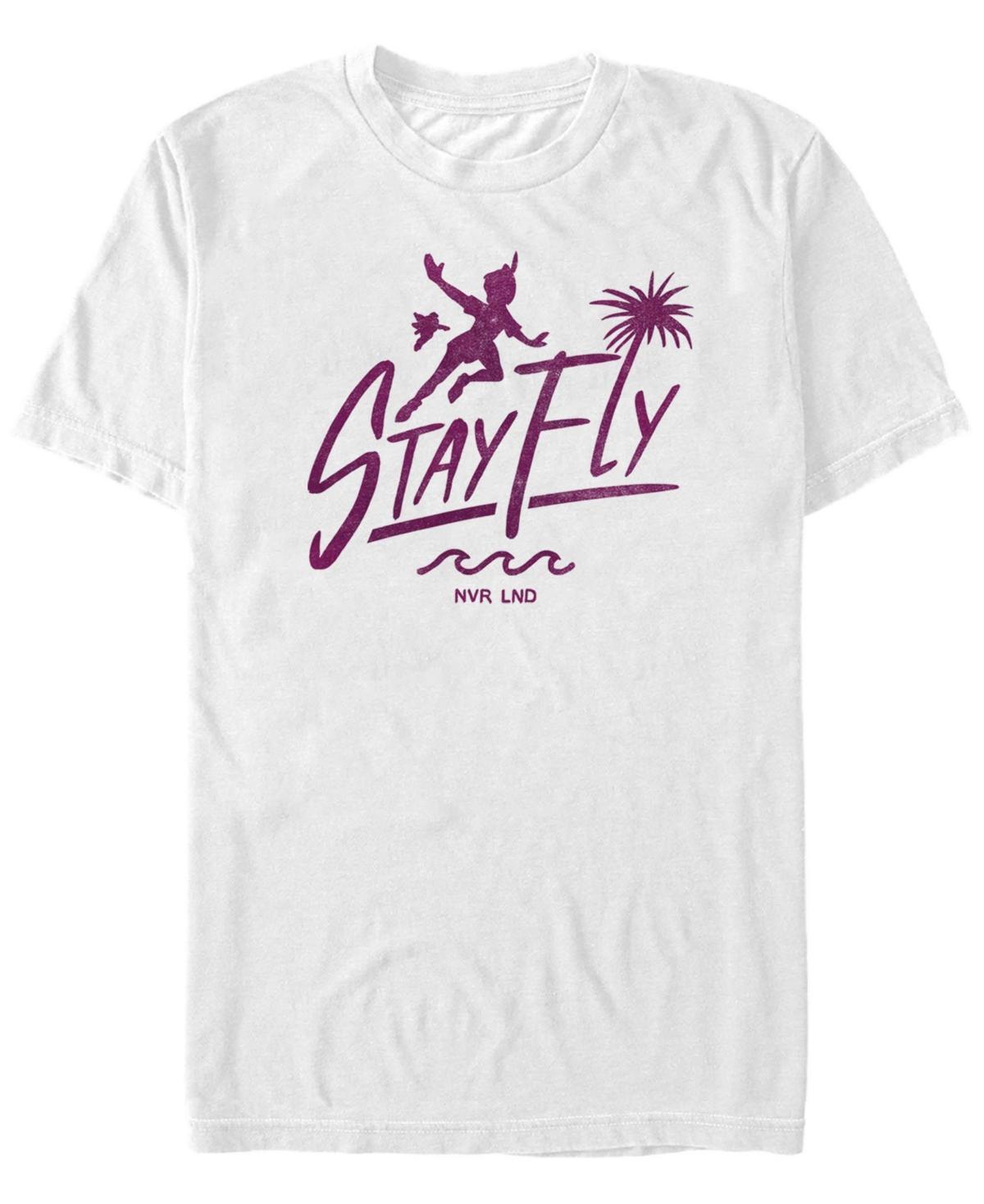 Disney's Peter Pan "Stay Fly" Men's Graphic Tee, Size: XL, White Product Image