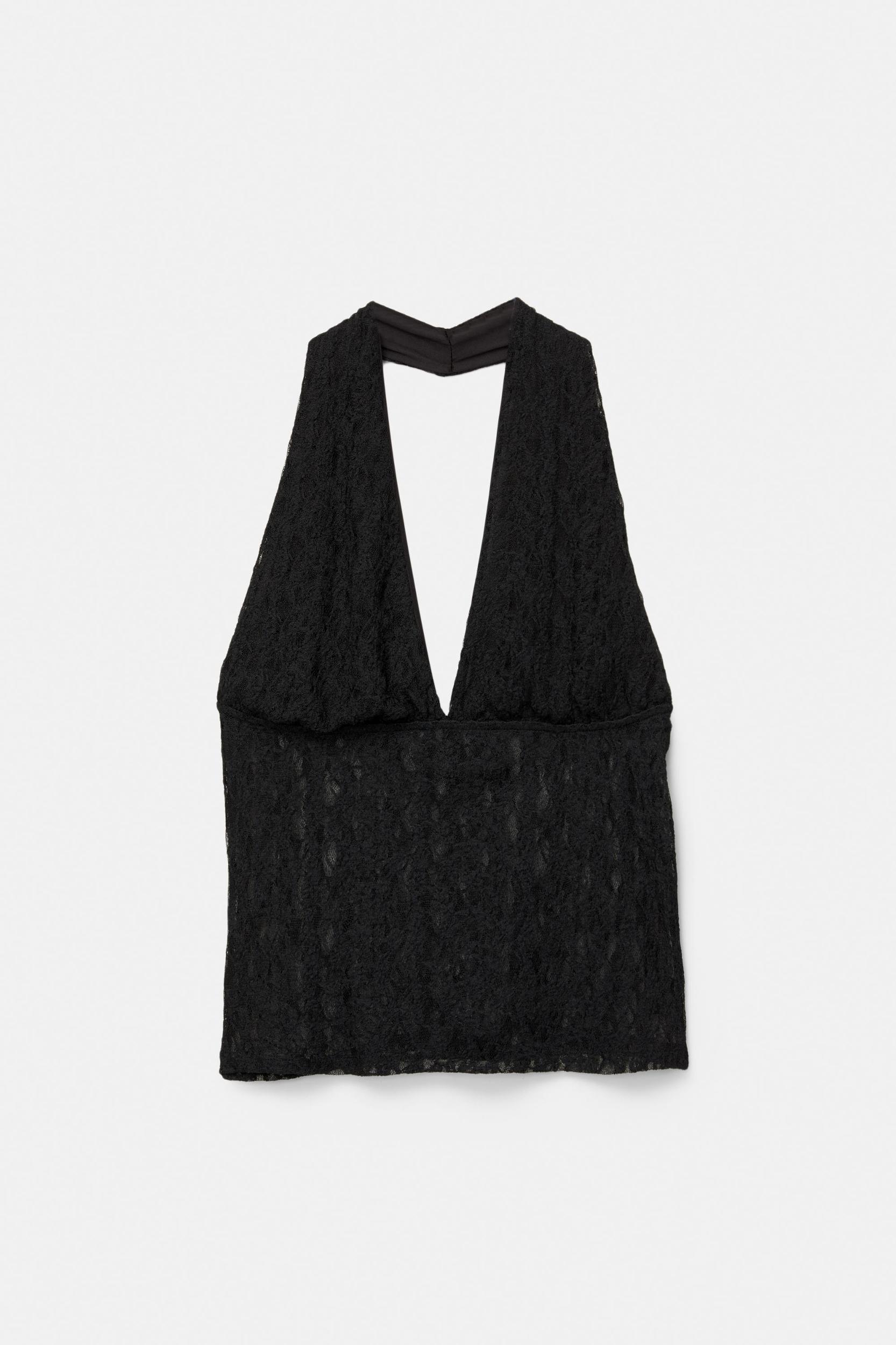 Lace halter top Product Image