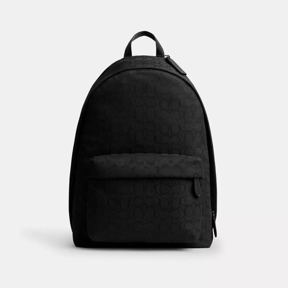 Hall Backpack In Signature Jacquard Product Image