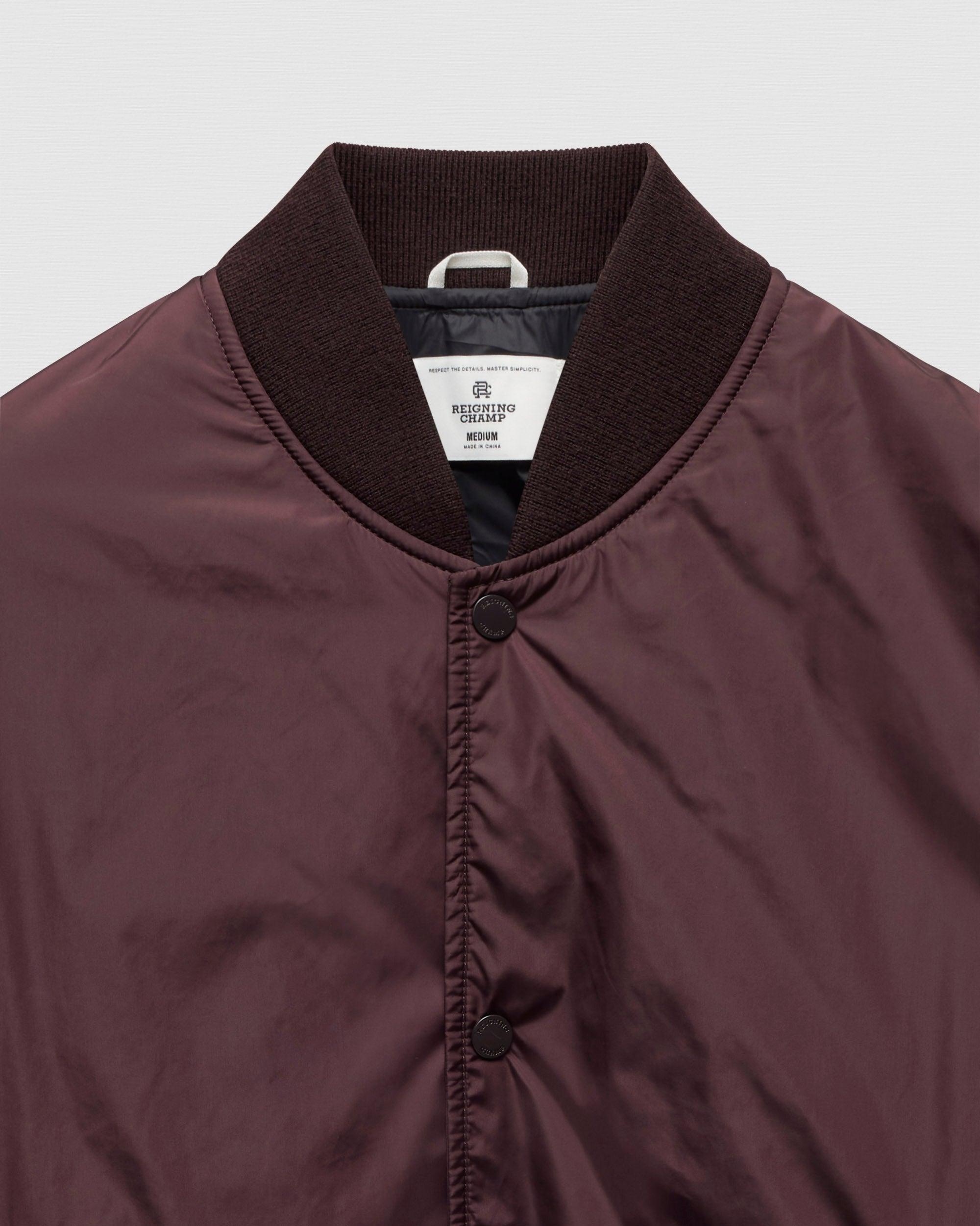 Econyl Satin Nylon Stadium Jacket Male Product Image
