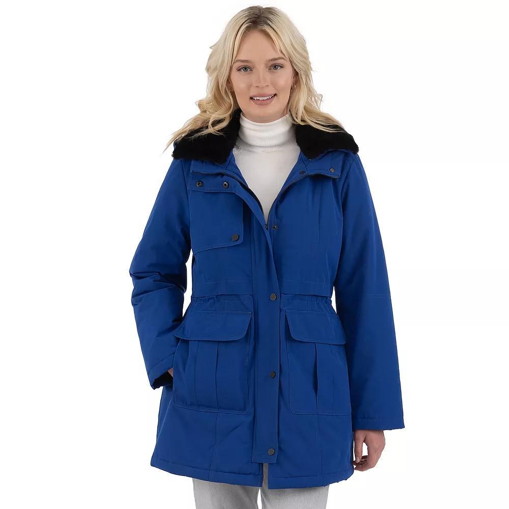 Women's Fleet Street Storm Weight Puffer Coat, Size: Small, Blue Product Image
