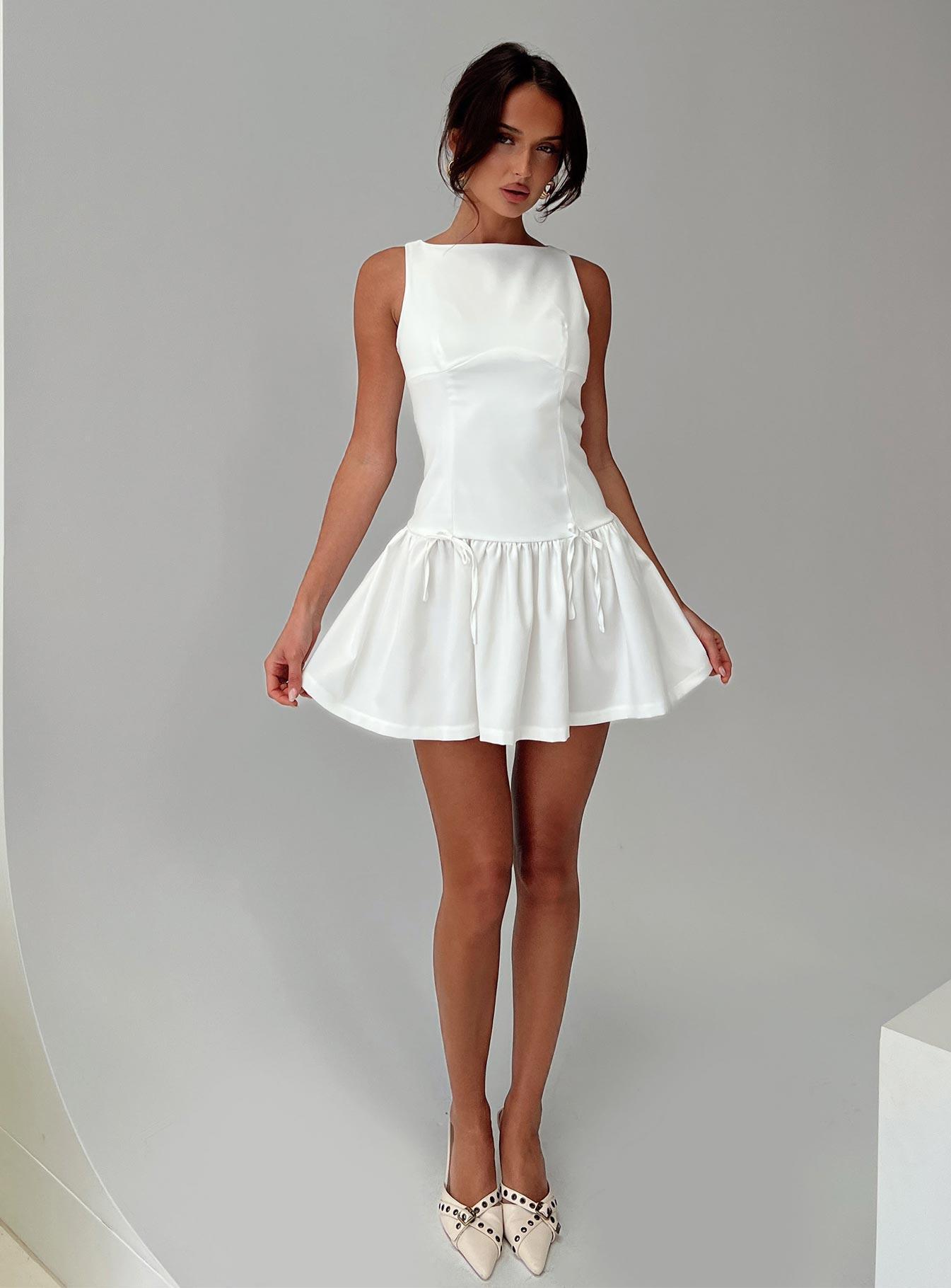 Milienne Mini Dress White Product Image