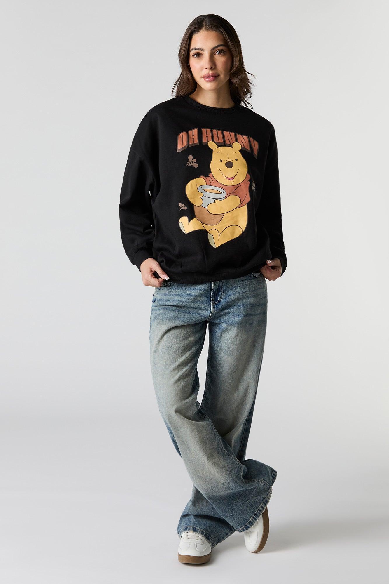 Winnie the Pooh Graphic Fleece Sweatshirt Female Product Image