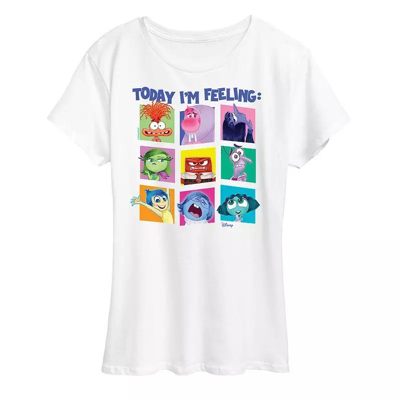 Disney / Pixars Inside Out 2 Womens Today Im Feeling Graphic Tee Product Image