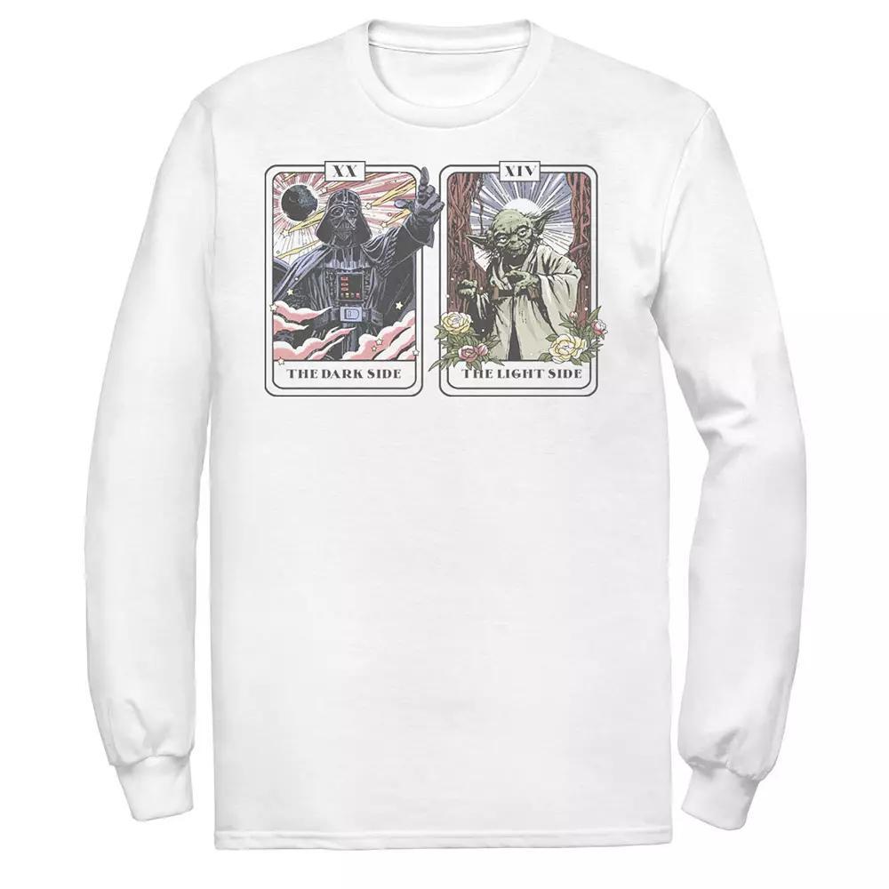 Men's Star Wars Vader Yoda Tarot Cards Tee, Size: XXL, White Product Image