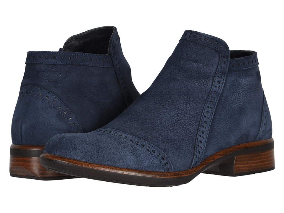 Naot Nefasi-Aura Nubuck Suede Brogue Booties Product Image