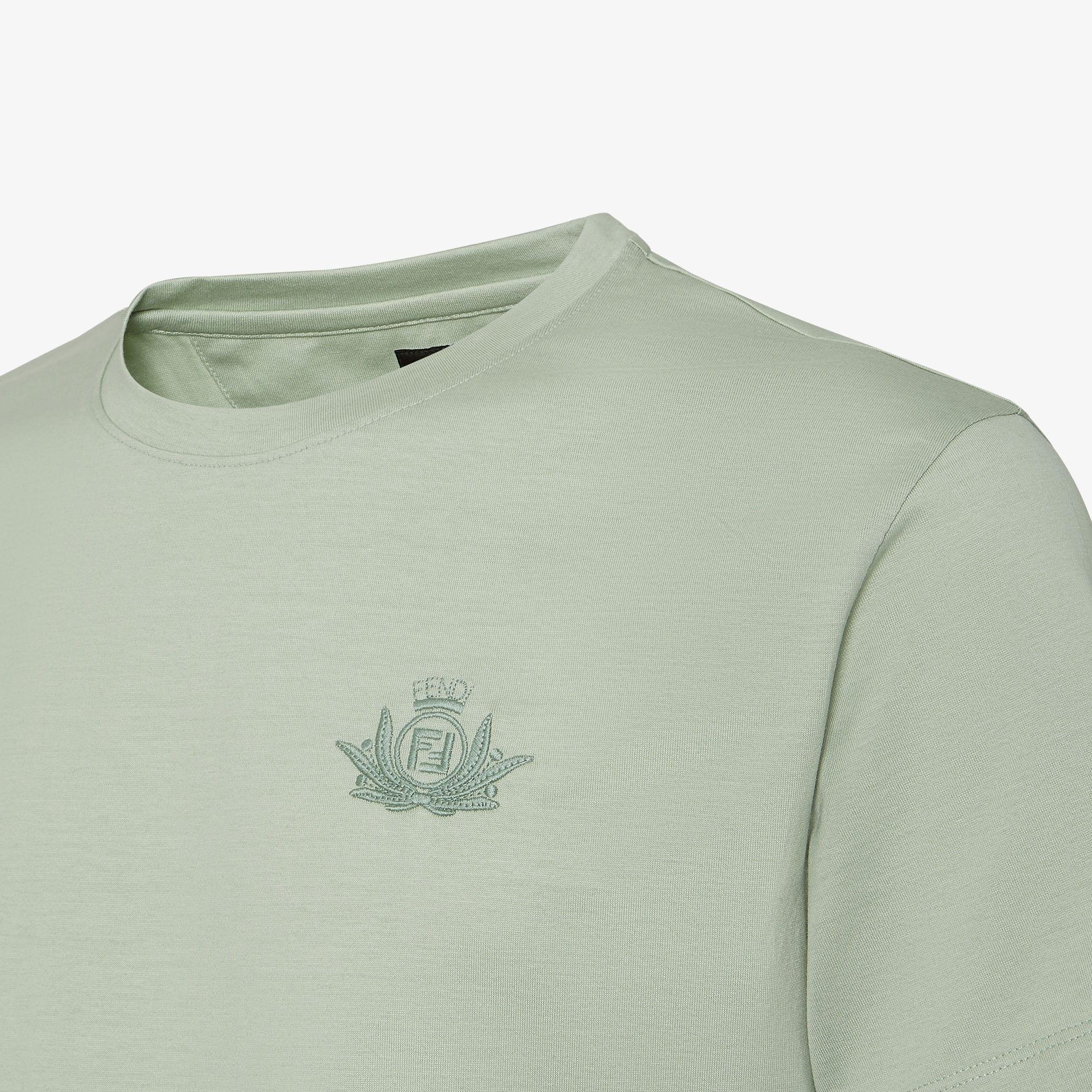 T-ShirtGreen cotton T-shirt Product Image