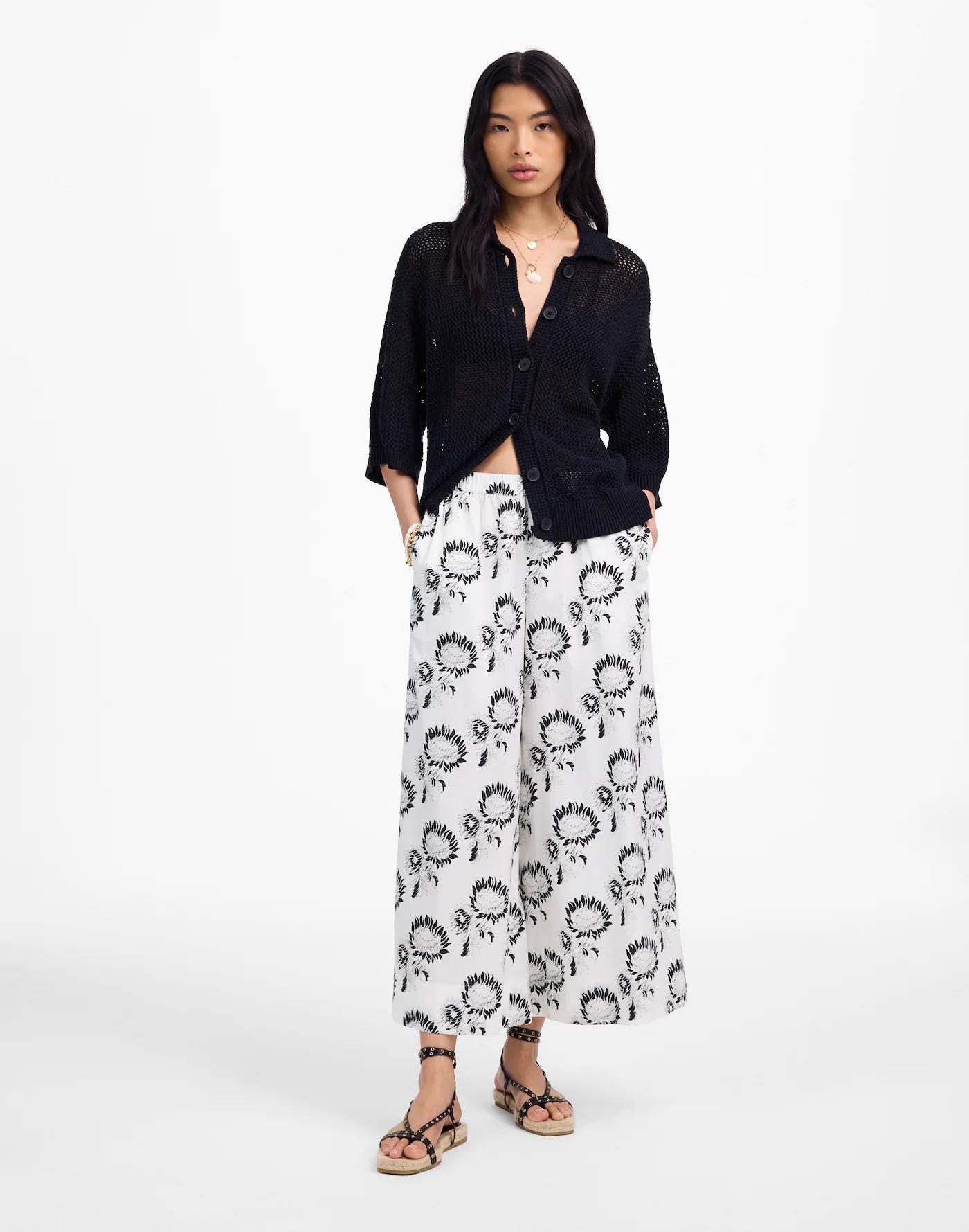 Pull-On Culottes in Cotton Poplin Product Image
