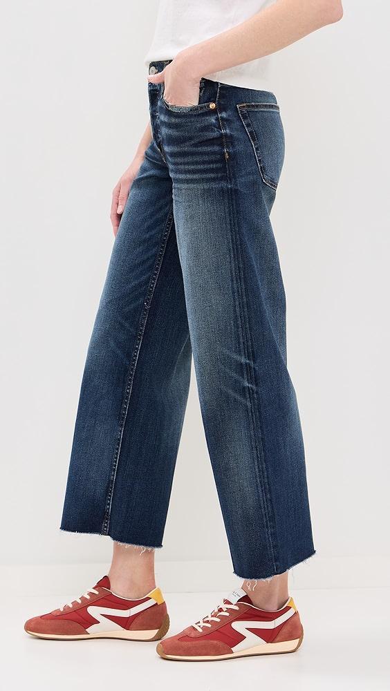 RE/DONE Mid Rise Wide Leg Crop Jeans | Shopbop Product Image