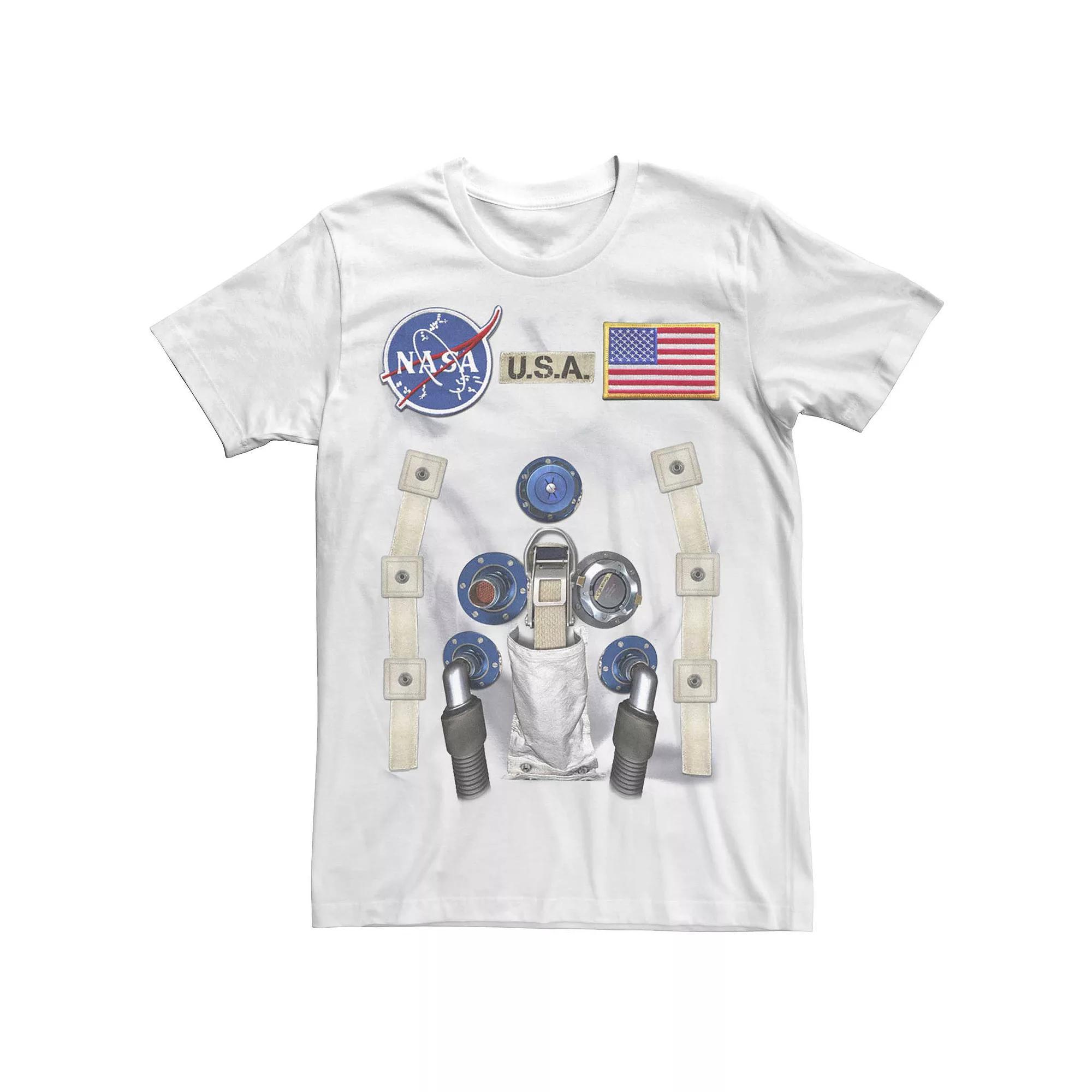 Men's NASA Astronaut Suit Costume Tee, Size: Medium, White Product Image