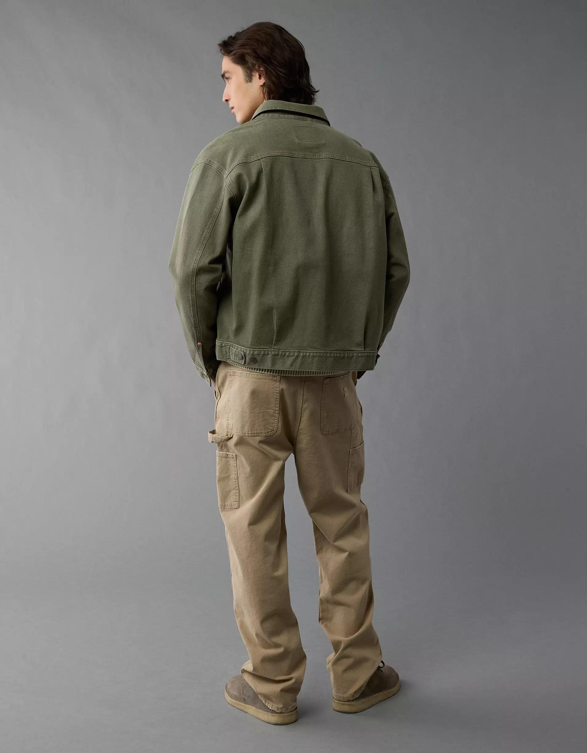 AE Slim Fit Denim Trucker Jacket Product Image