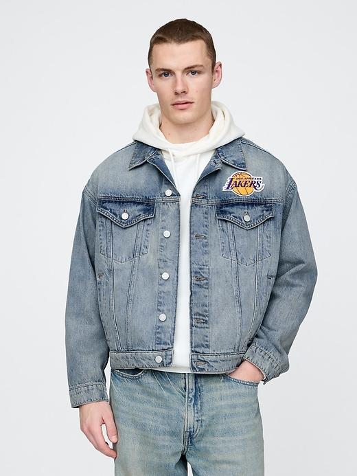 NBA Boston Celtics Icon Denim Jacket Product Image
