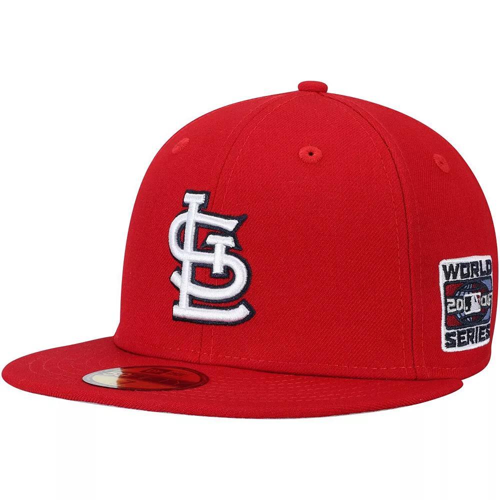 Men's New Era Red St. Louis Cardinals 2006 World Series Wool 59FIFTY Fitted Hat, Size: 7 1/4 Product Image