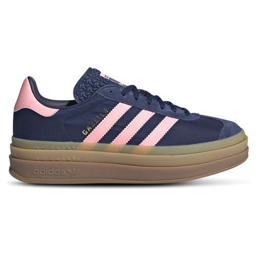 Womens adidas Gazelle Bold Athletic Shoe - Clear Sky / Cream White / Gold Metallic / Gum Product Image