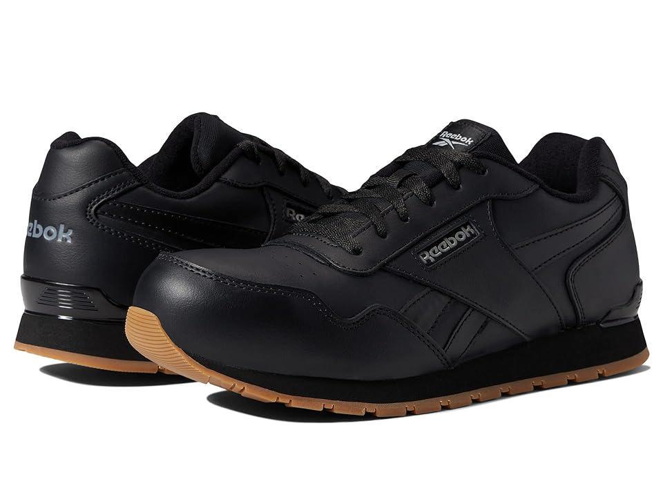 Reebok Harman Work Men's Leather & Suede Composite-Toe Shoes, Size: 9.5, Black Product Image