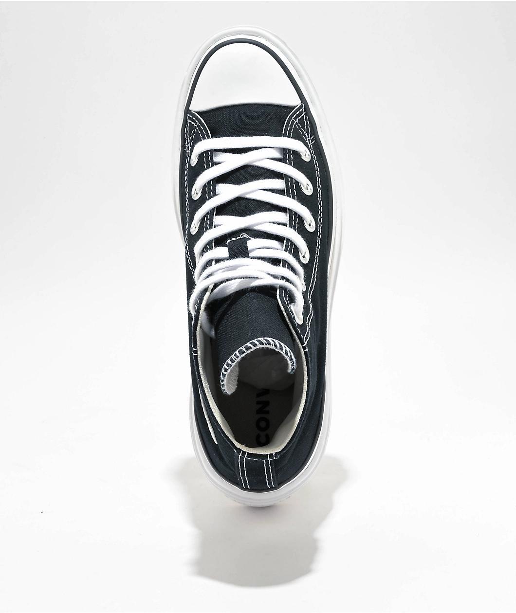 Converse Chuck Taylor All Star Lugged Heel Black & White Canvas Shoe Product Image