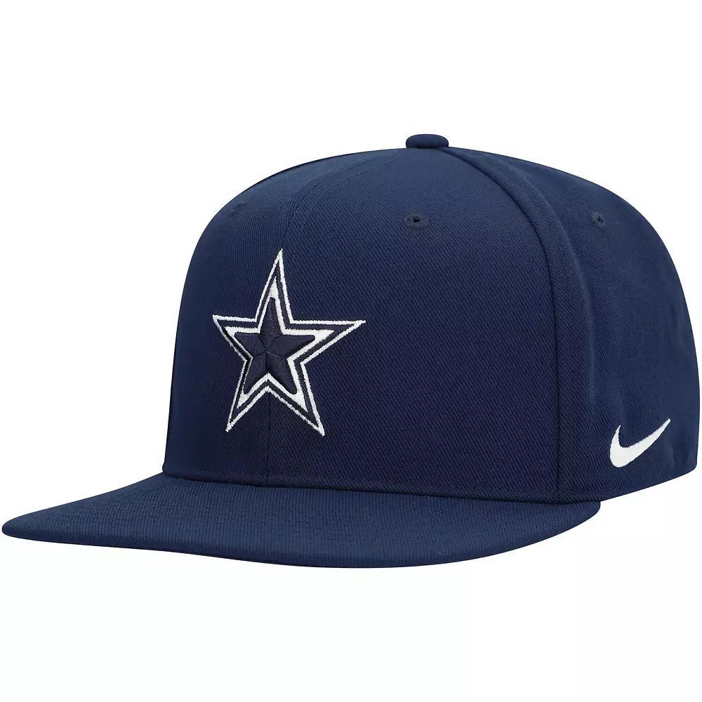Men's Nike Navy Dallas Cowboys Pro Square Bill Snapback Hat, Size: Medium/Large, Blue Product Image