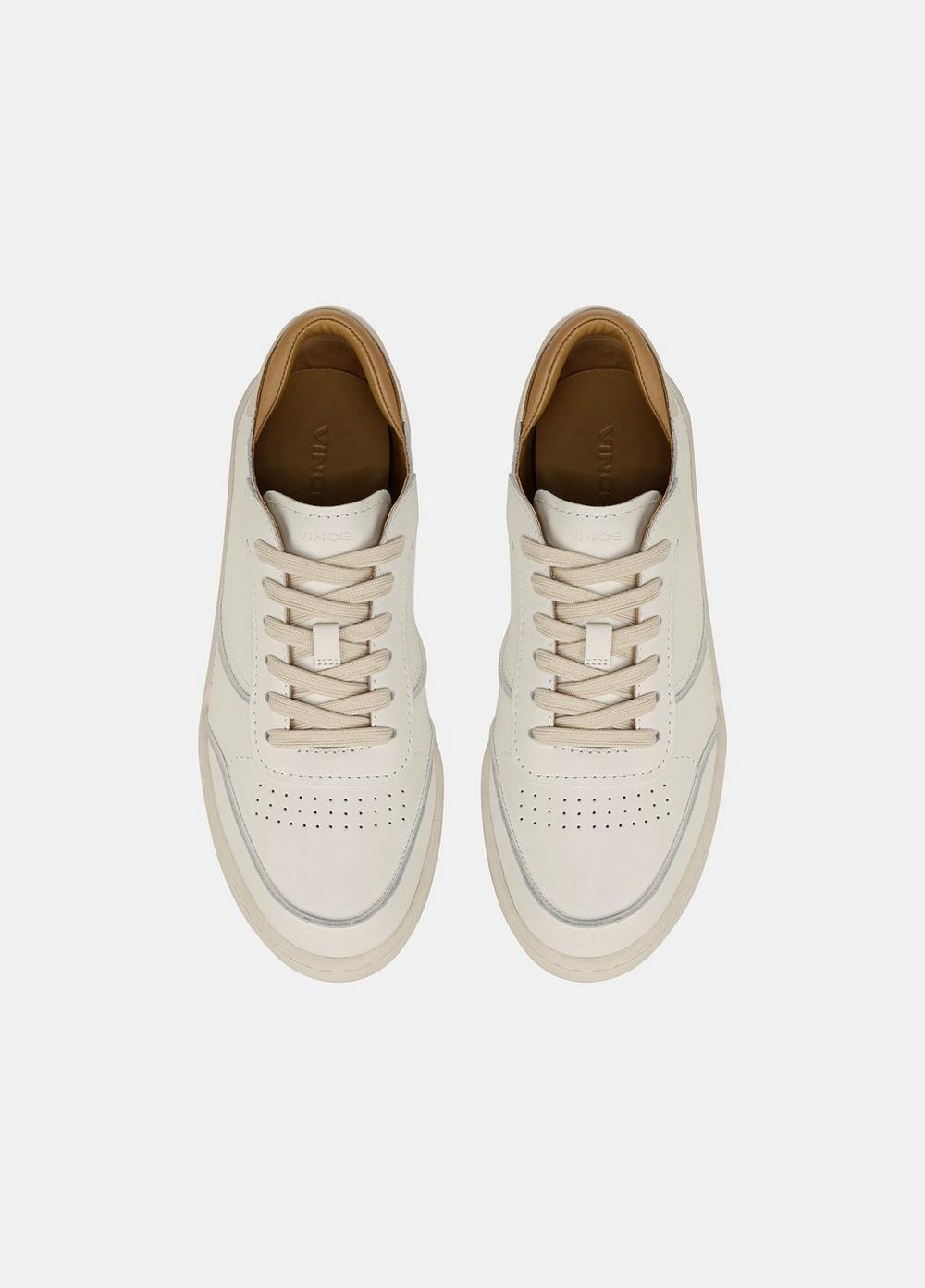 Womens Westside Leather Sneaker, Milk, Size 6.5 Vince Product Image