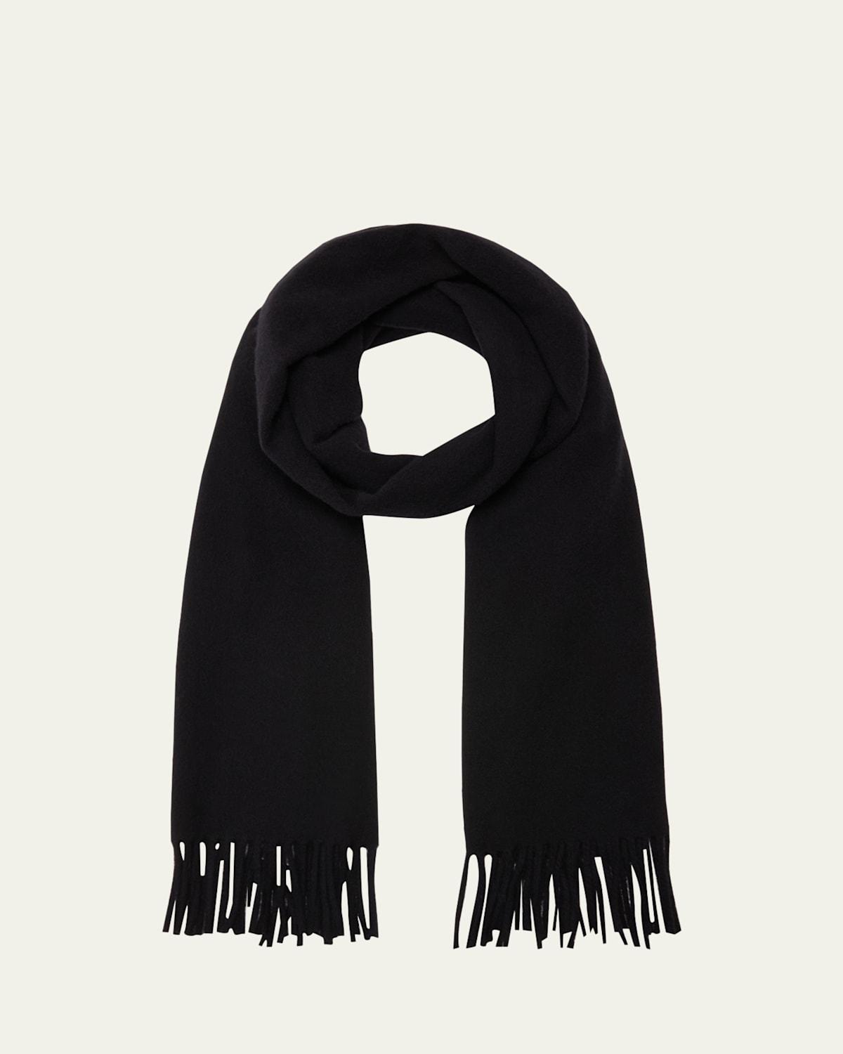Classic Wool Fringe Scarf Product Image