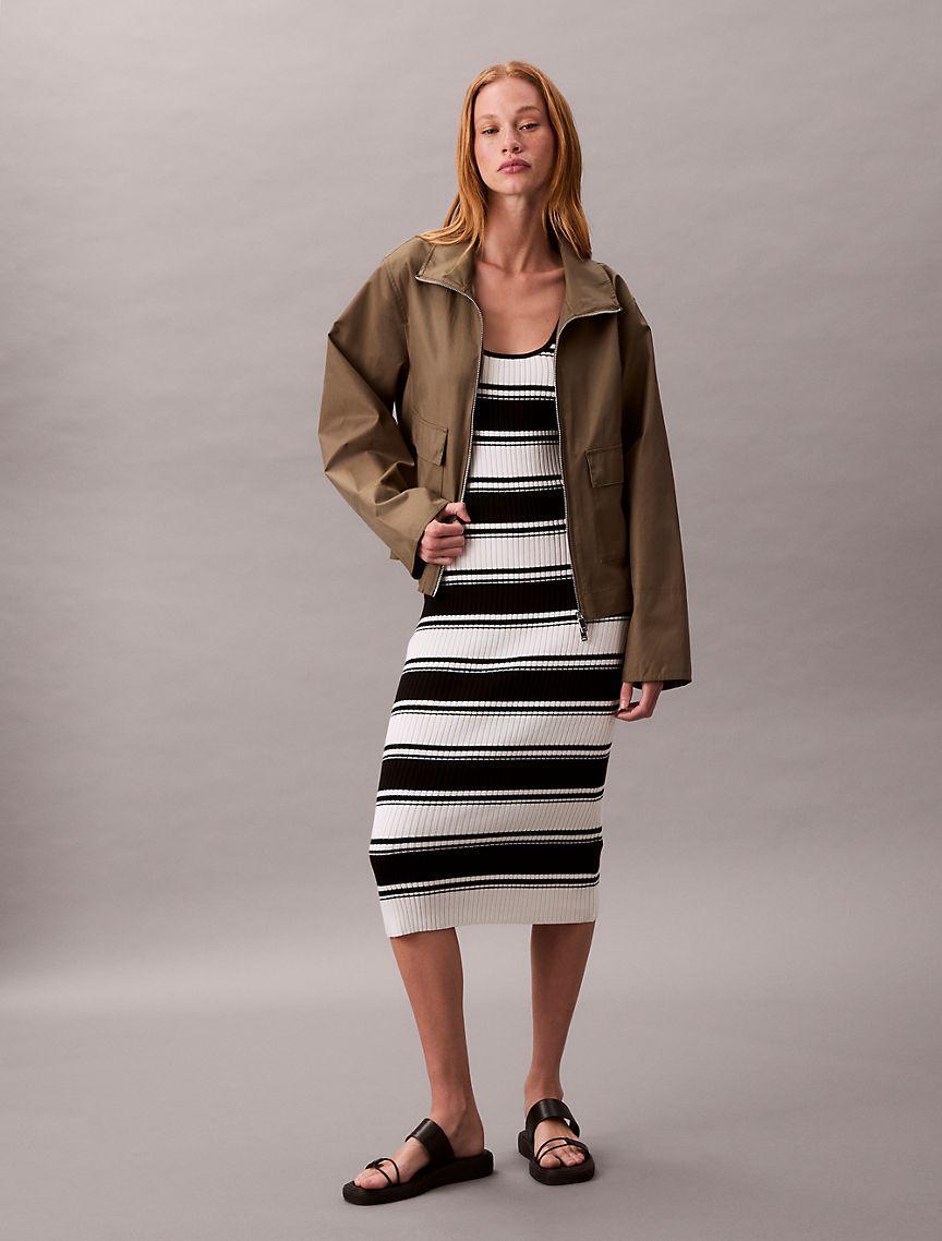 Cotton Rib Midi Tank Dress Product Image