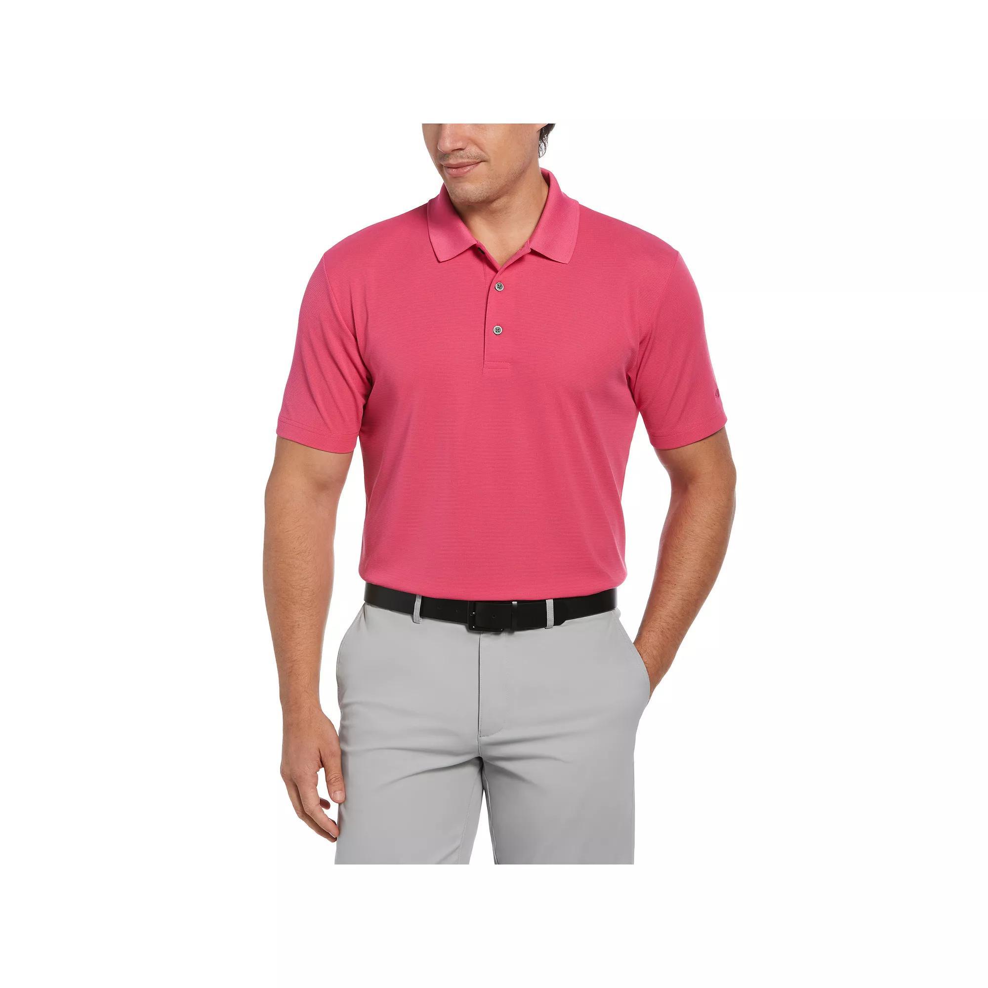 Men's Grand Slam Classic-Fit Solid Golf Polo, Size: Large, Deep Green Product Image