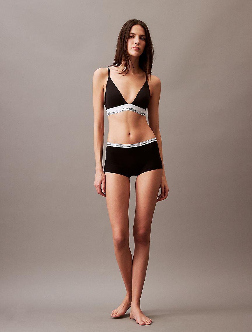 Calvin Klein Womens Modern Logo Boyshort - Purple Product Image