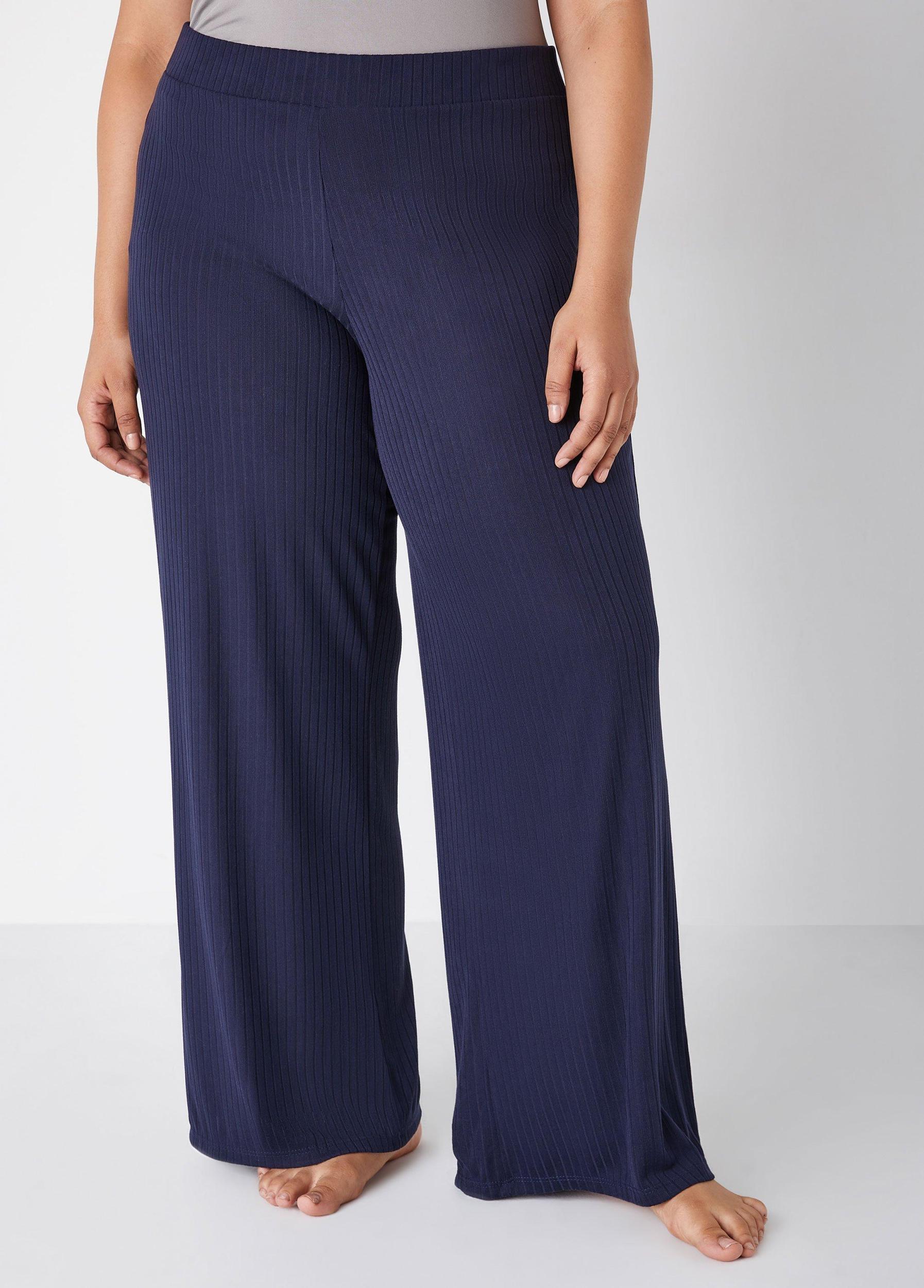 Ribbed Lounge Straight Leg Pants Product Image