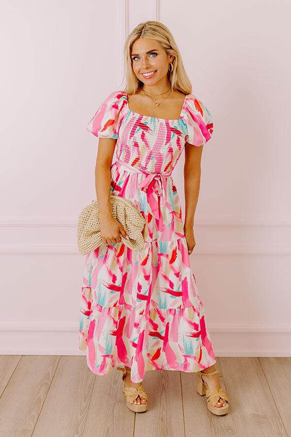 Brighter Days Smocked Midi Product Image