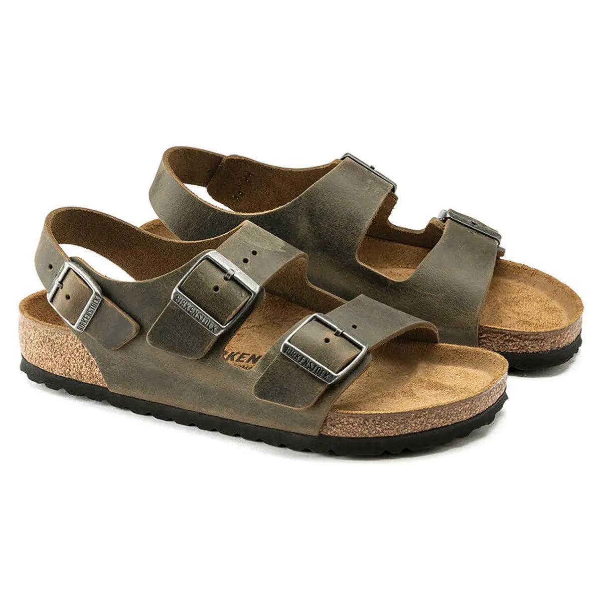 Birkenstock Mens Milano Leather Sandals Product Image