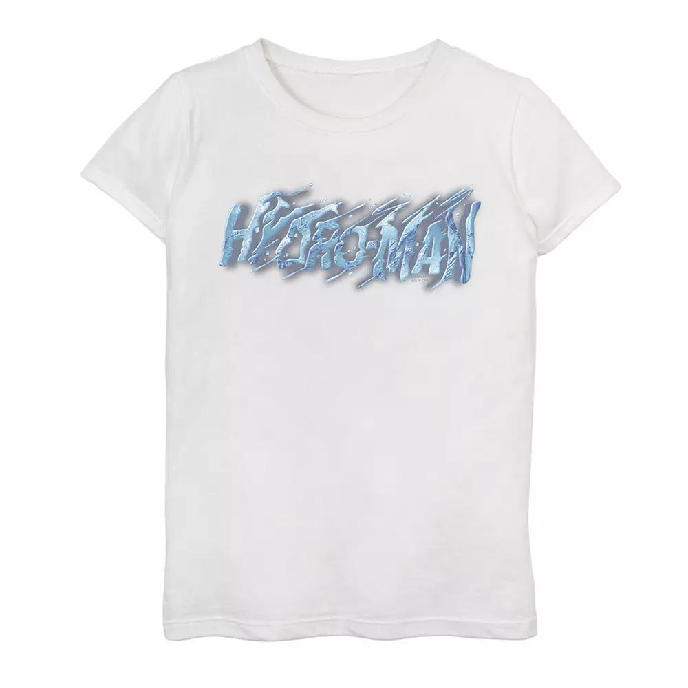 Girls 7-16 Marvel Spider-Man Far From Home Hydro-Man Liquid Logo Graphic Tee, Girl's, Size: Small, White Product Image