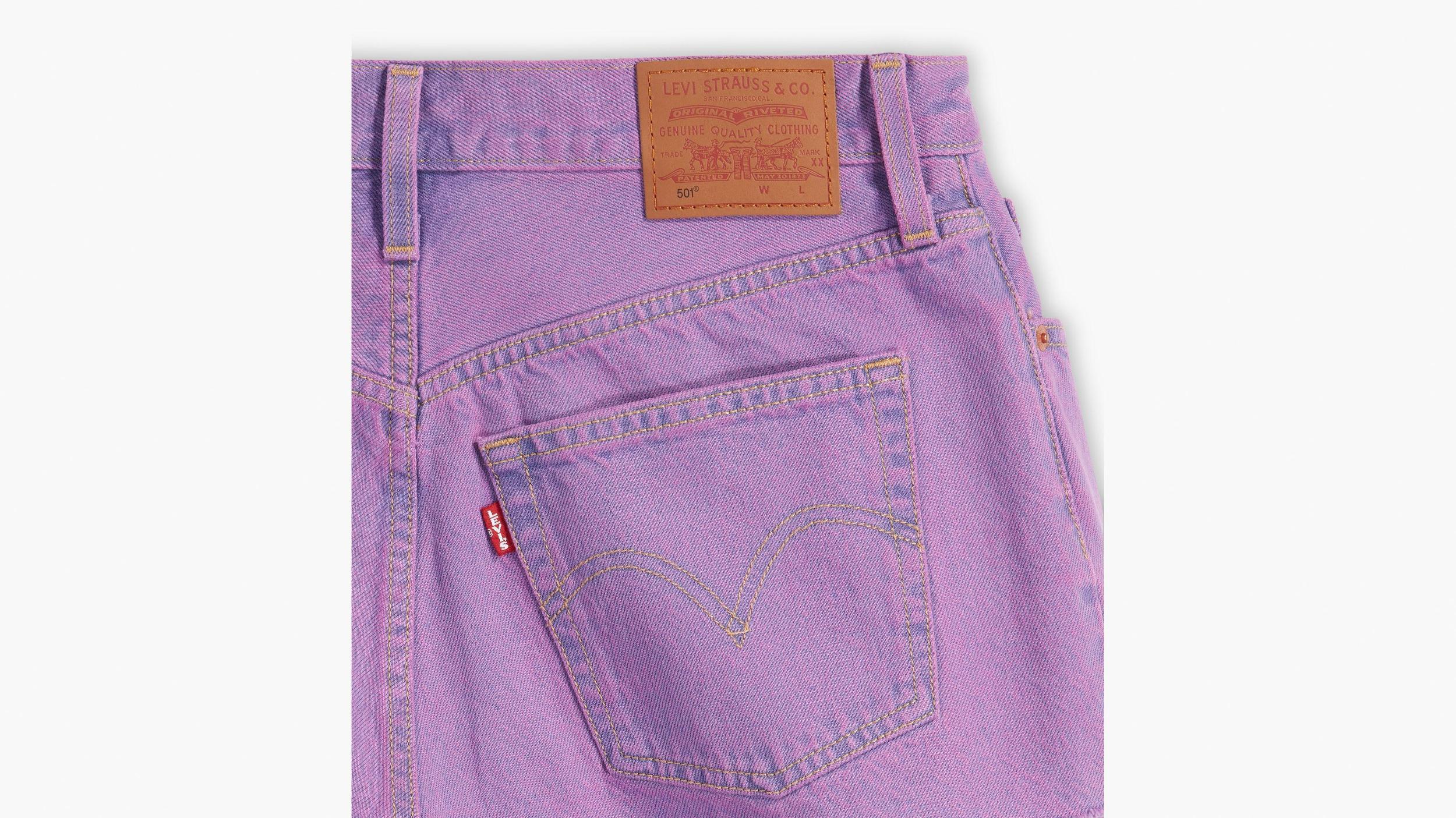 501® High Rise Women's Colored Denim Shorts Product Image