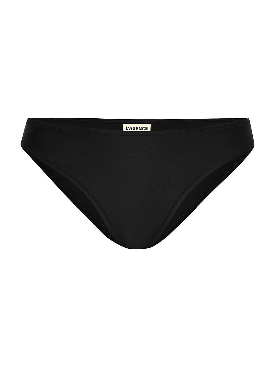 LAgence Nicole Solid Classic Bikini Bottom Product Image