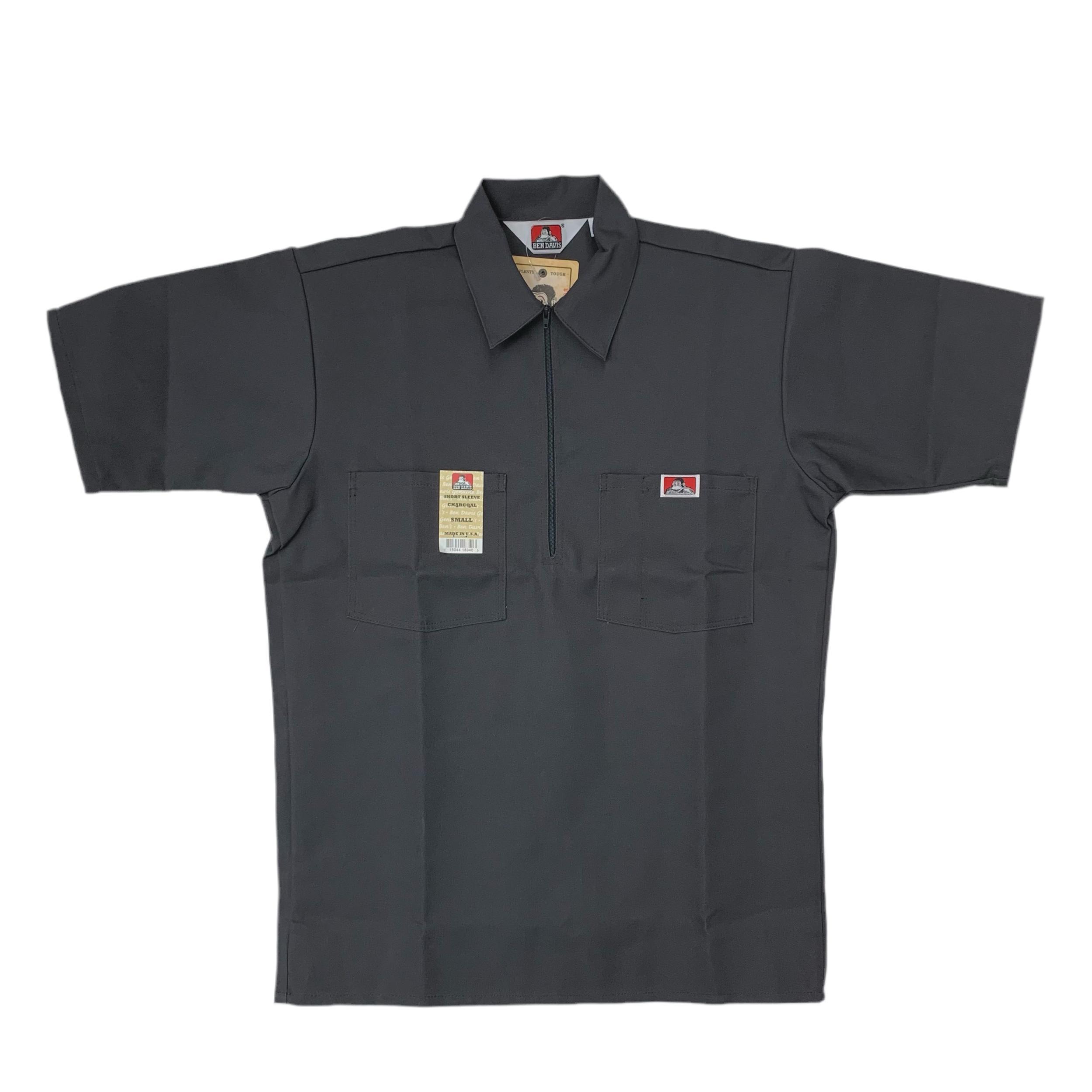 Ben Davis Short Sleeve Solid 1/2 Zip Shirt Male Product Image