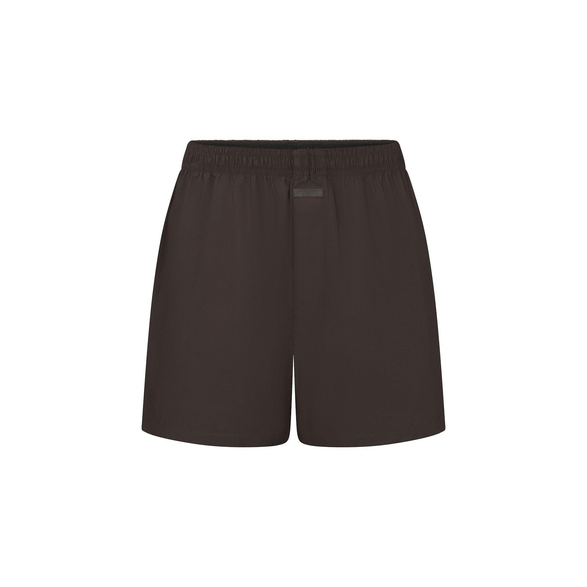 COTTON POPLIN MENS BOXER | ASH Product Image