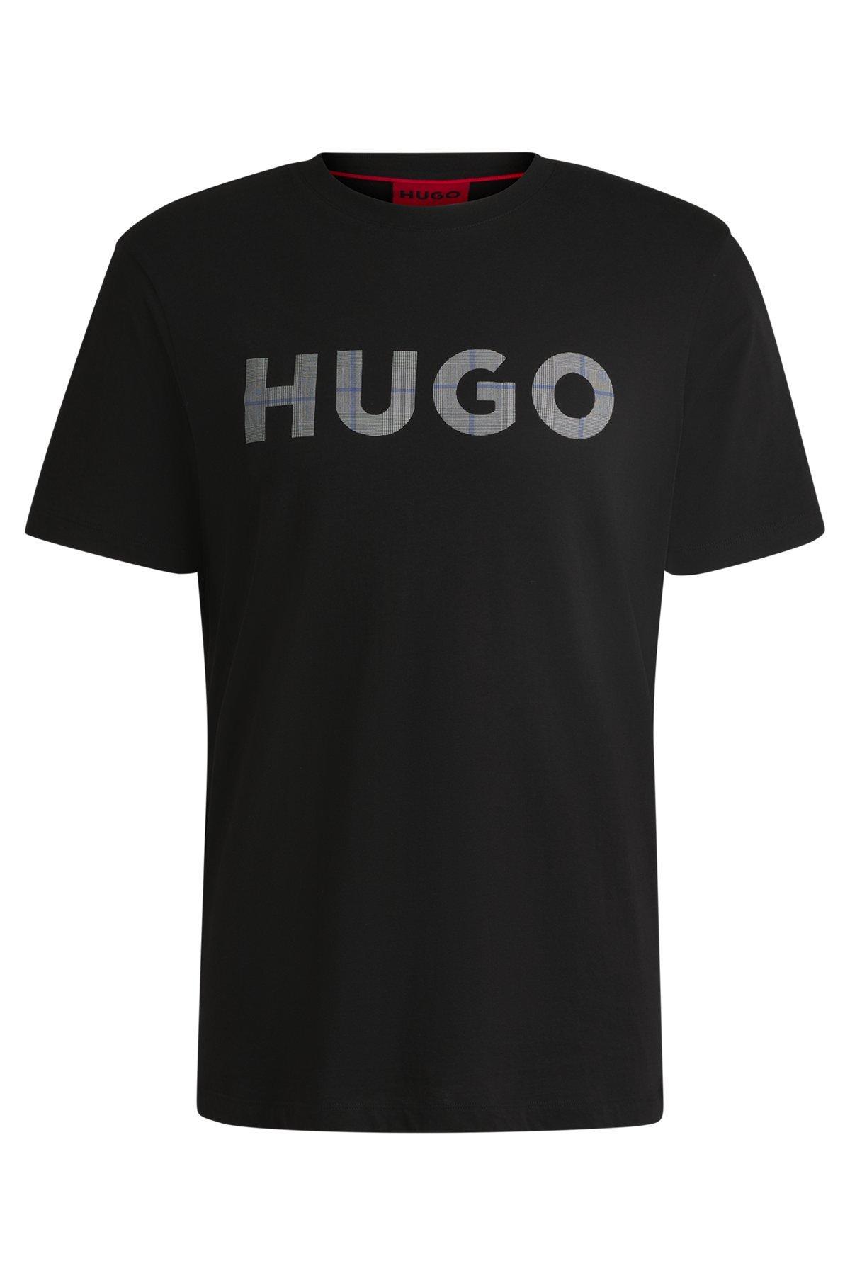 Cotton-jersey T-shirt with logo print Product Image