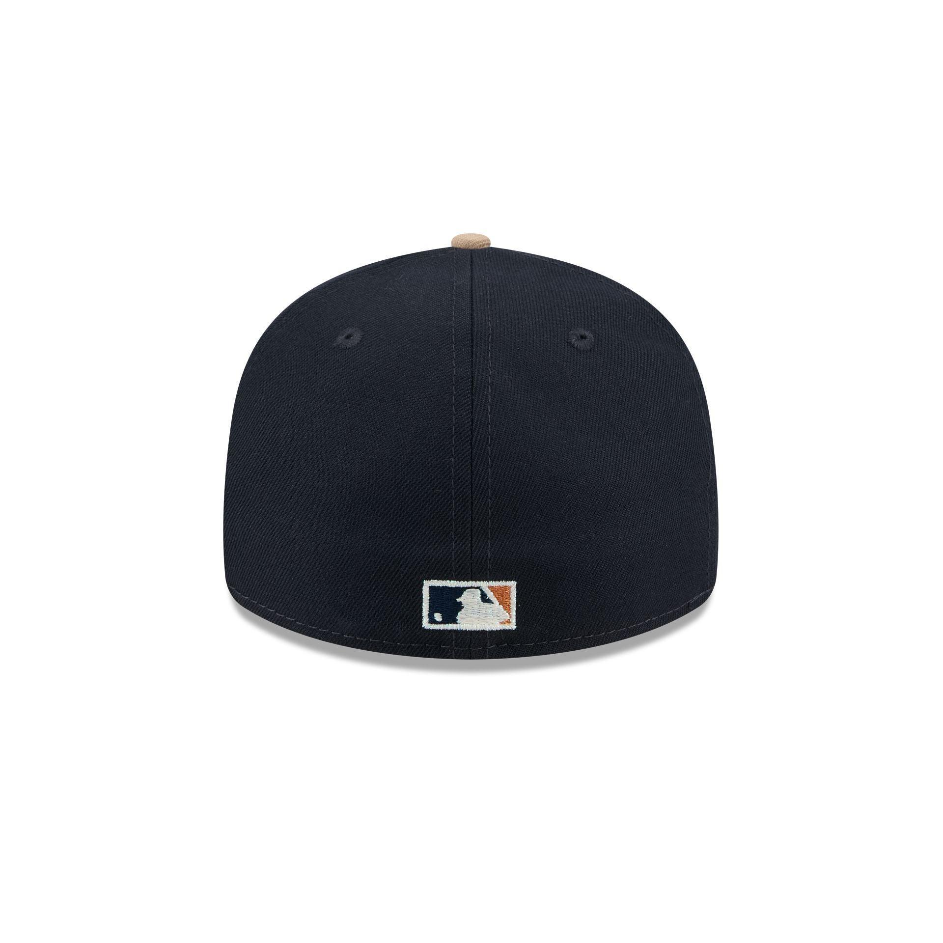 Detroit Tigers Blue Ivory Low Profile 59FIFTY Fitted Hat Male Product Image