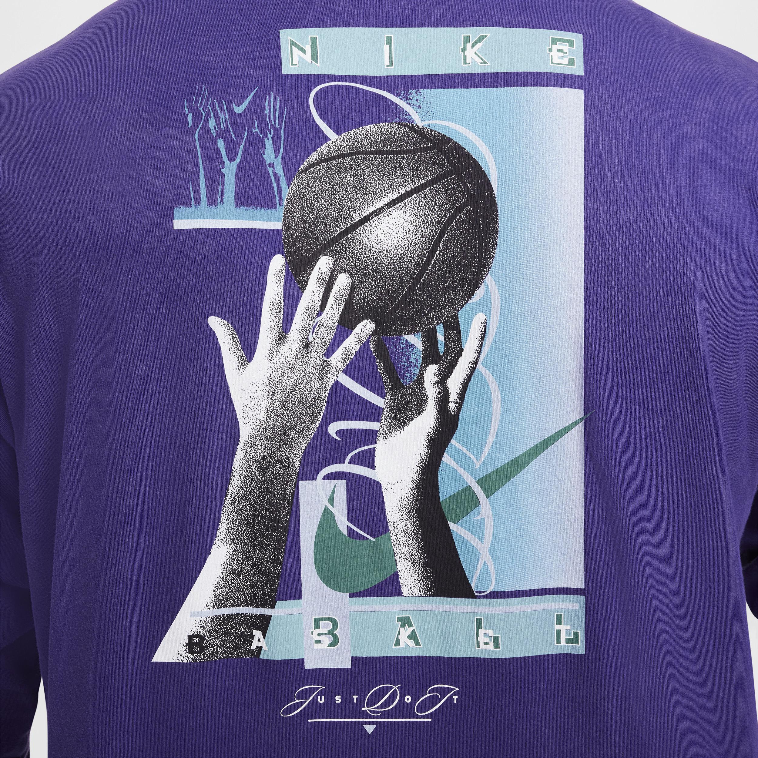 Nike Men's Max90 Long-Sleeve Basketball T-Shirt Product Image