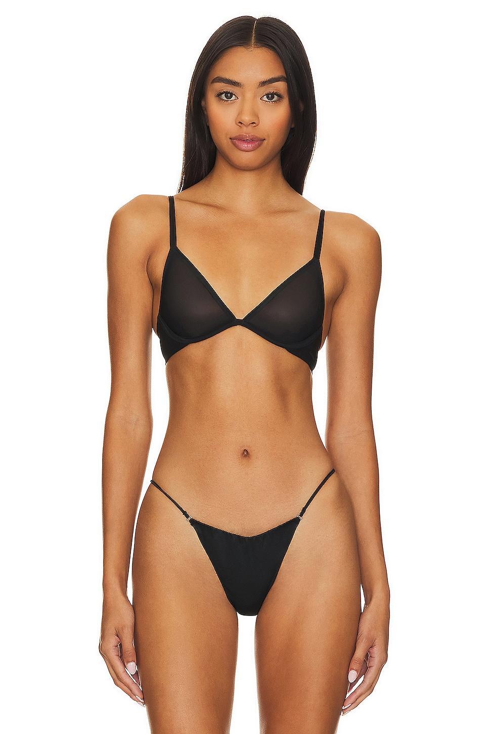 Calvin Klein Sheer Marquisette Unlined Plunge Bra Product Image