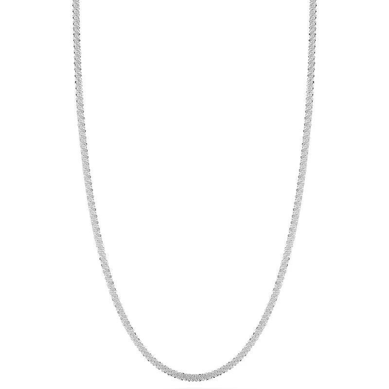 Sunkissed Sterling Snake Chain Necklace, Women's, Size: 18", Gold Tone Product Image