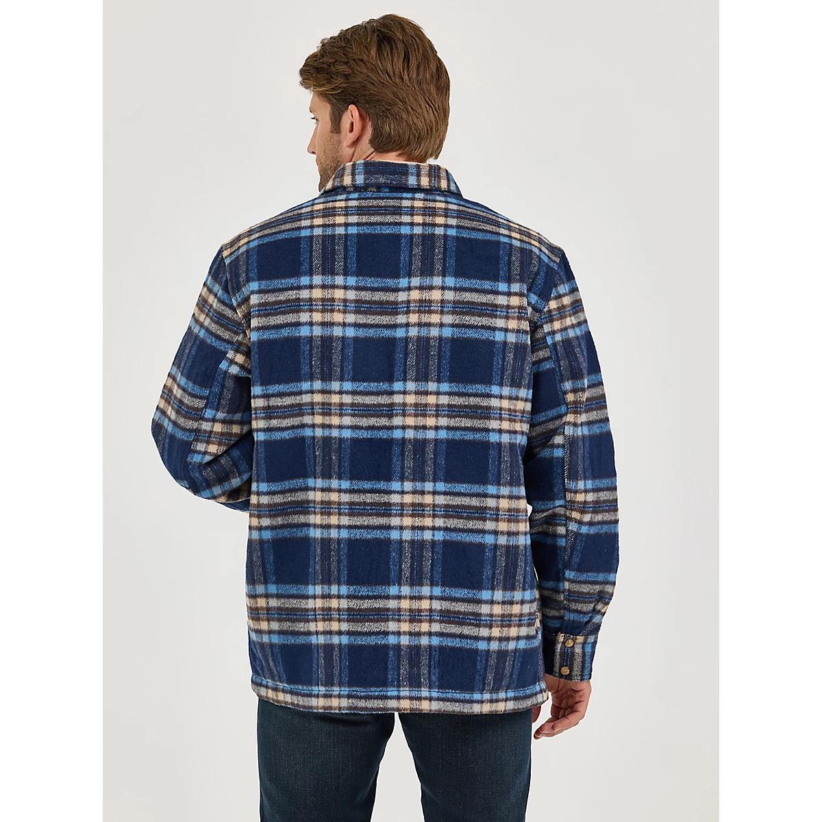 Men's Wrangler Quilt Lined Flannel Shirt Jacket | Men's JACKETS & OUTERWEAR | Wrangler® Product Image