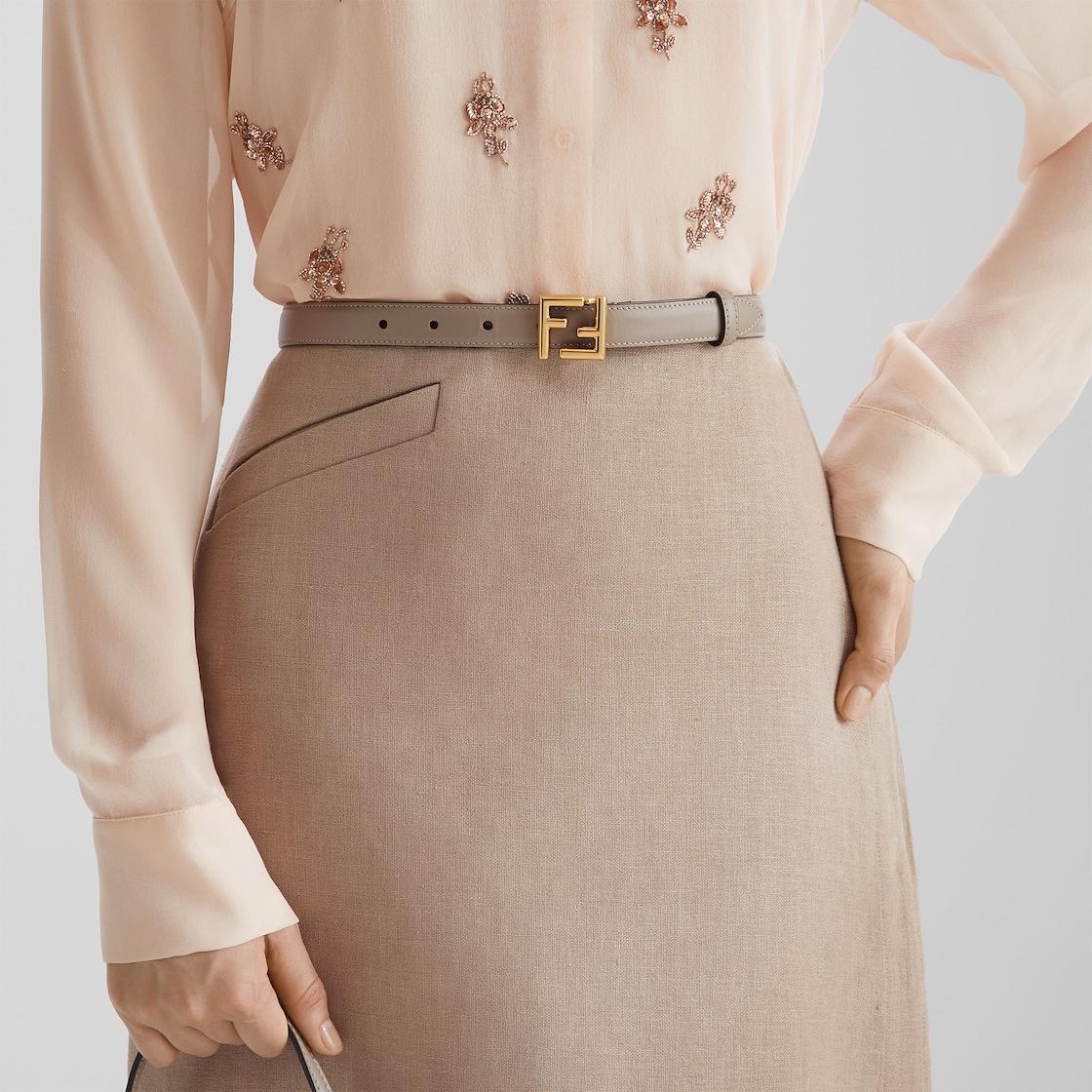 FF BeltBeige leather belt Product Image